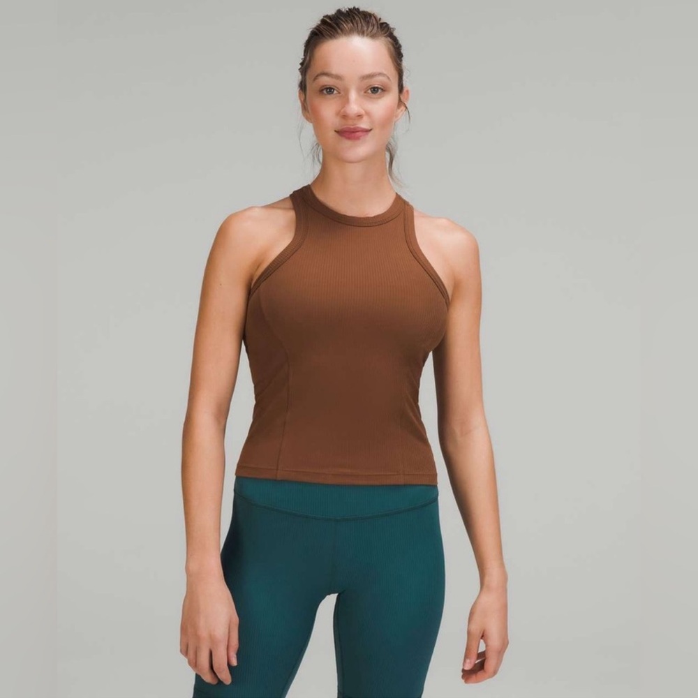 lululemon athletica Brown Tank Top